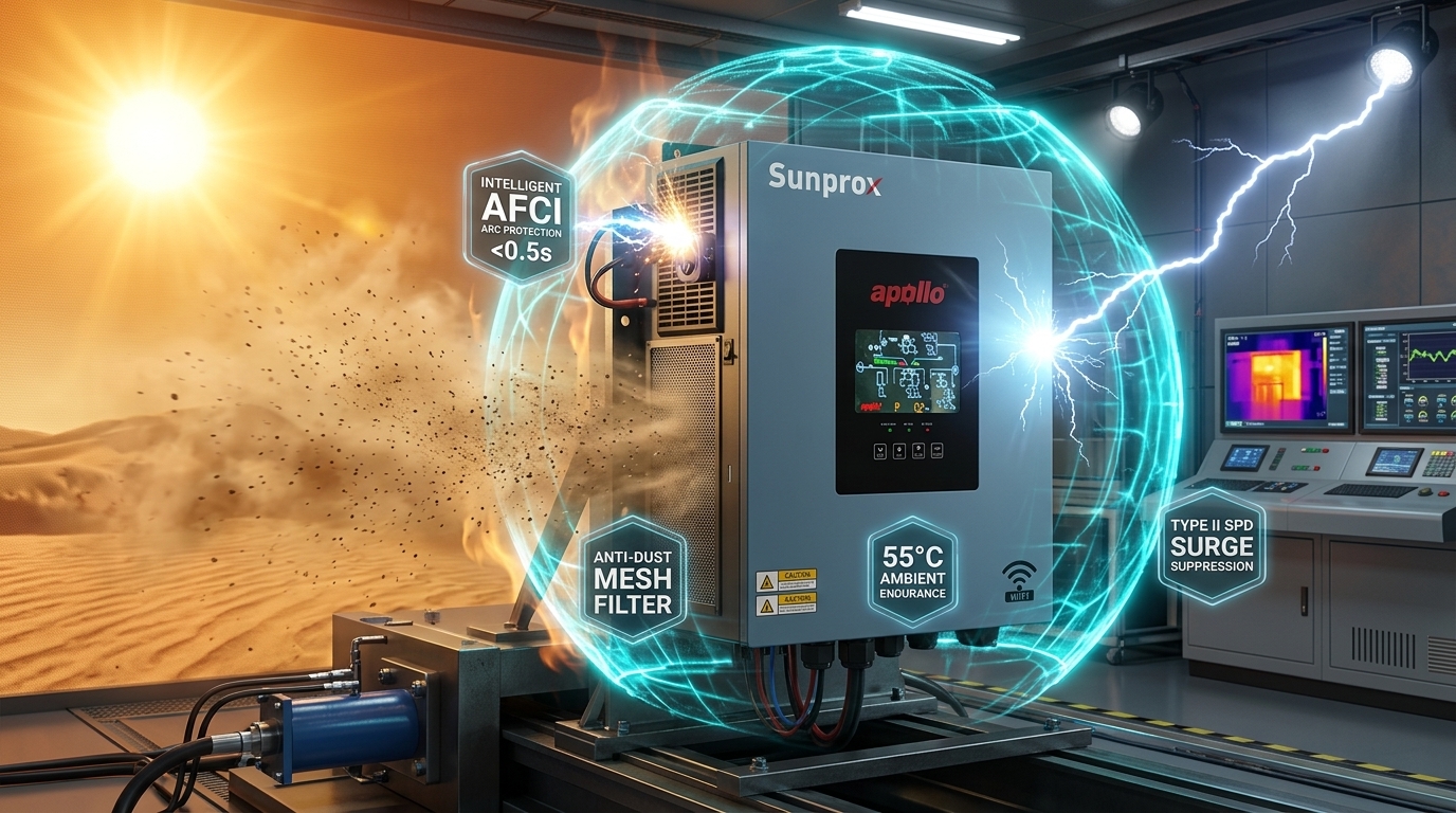 Apollo Sunprox AFCI & 55C Ambient Protection